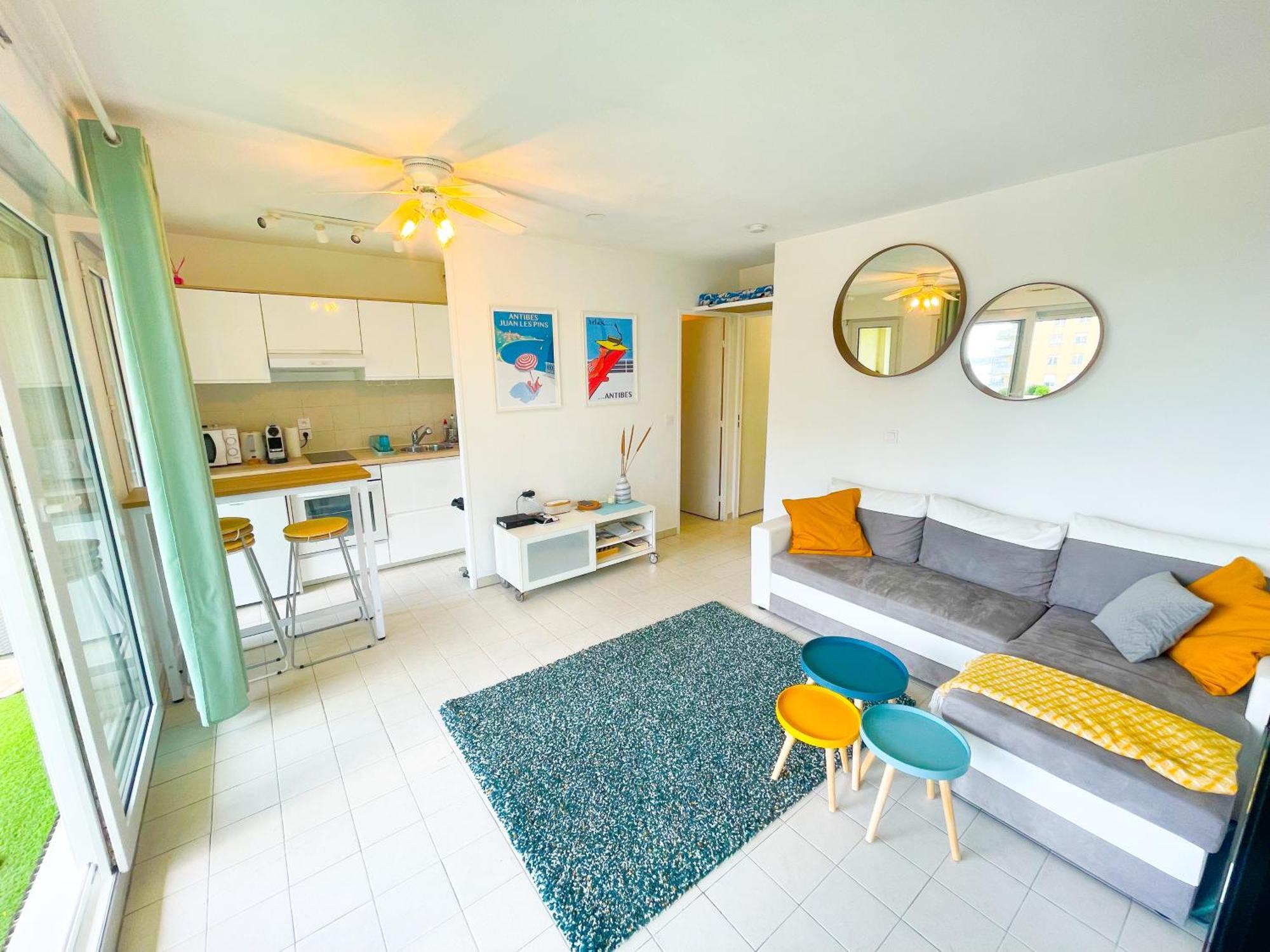 1 Bedroom Sea View, Swimming Pool, Beach On Foot, Parking Antibes Luaran gambar