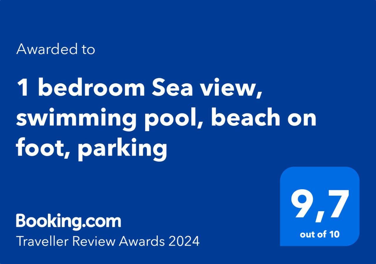 1 Bedroom Sea View, Swimming Pool, Beach On Foot, Parking Antibes Luaran gambar