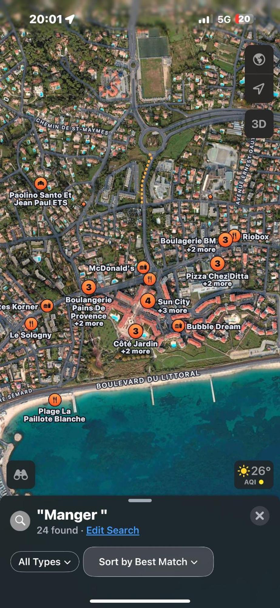 1 Bedroom Sea View, Swimming Pool, Beach On Foot, Parking Antibes Luaran gambar
