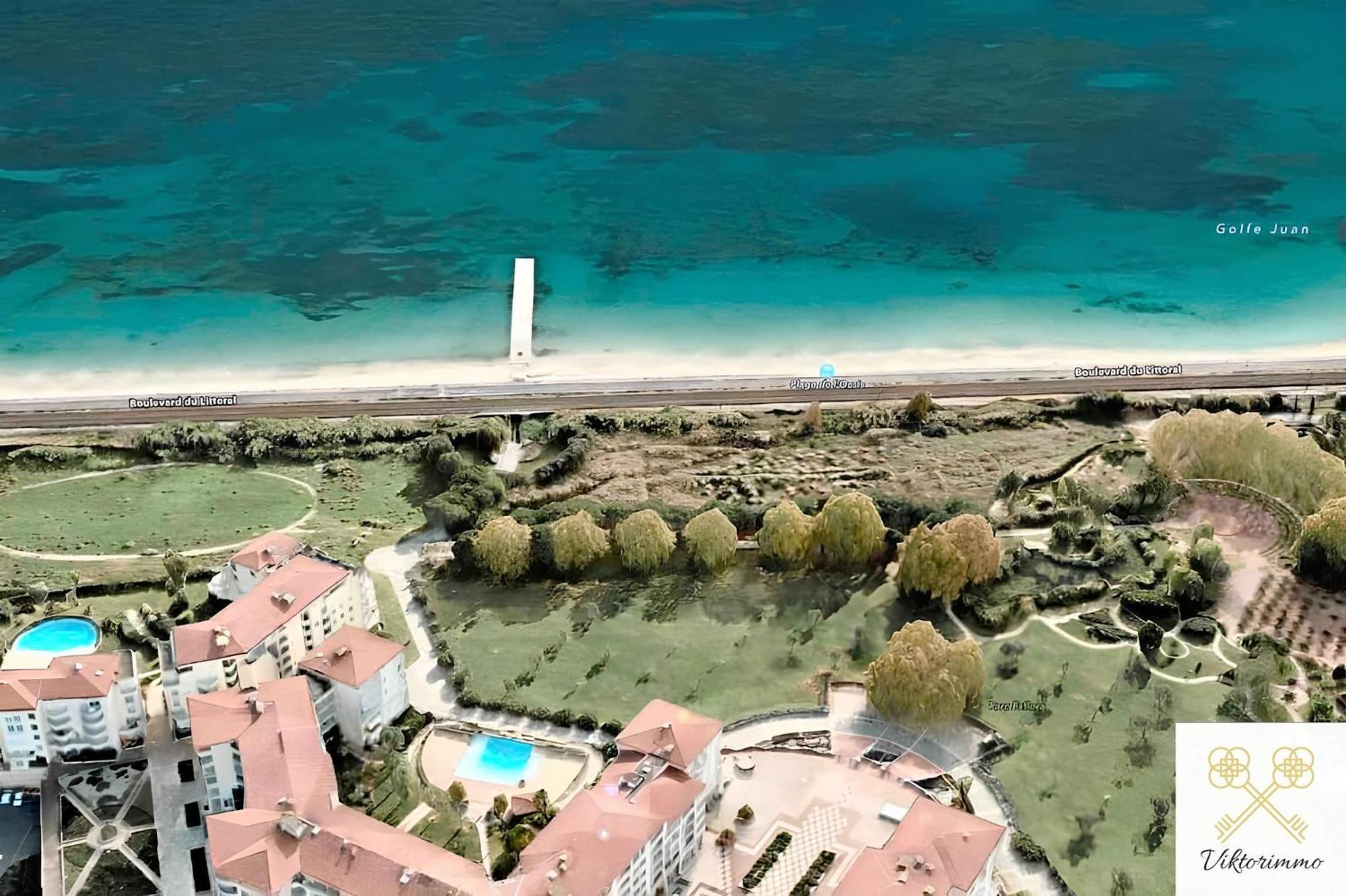 1 Bedroom Sea View, Swimming Pool, Beach On Foot, Parking Antibes Luaran gambar