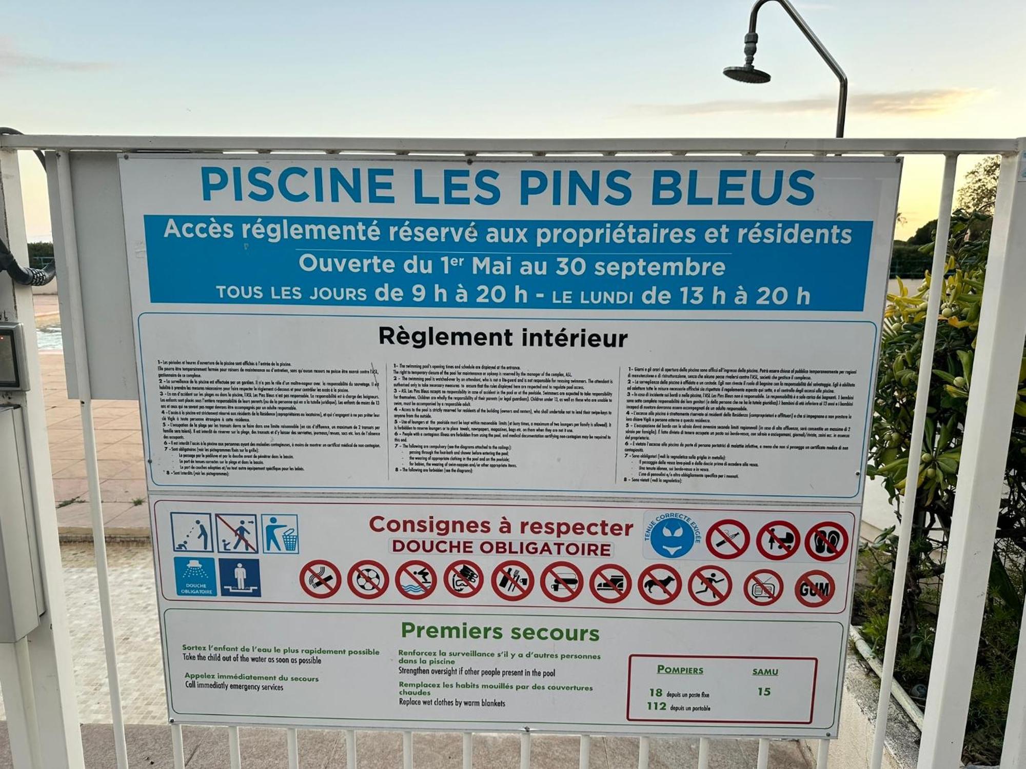 1 Bedroom Sea View, Swimming Pool, Beach On Foot, Parking Antibes Luaran gambar